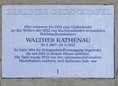 Ansicht Gedenktafel Walther Rathenau - 1989