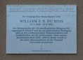 Ansicht Gedenktafel William E. B. Du Bois