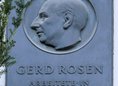 Ansicht Gedenktafel Gerd Rosen