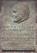 Ansicht Gedenktafel Bruno Lösche - Moabit