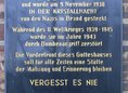 Ansicht Gedenktafel Neue Synagoge - 1966