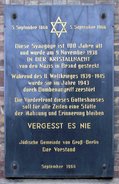 Ansicht Gedenktafel Neue Synagoge - 1966 - Mitte