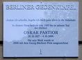 Ansicht Gedenktafel Oskar Pastior - 2009