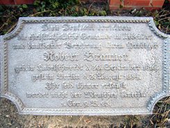Ansicht Gedenktafel Robert Brauner - Prenzlauer Berg