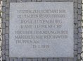 Ansicht Gedenktafel Rosa Luxemburg und Karl Liebknecht - 1990