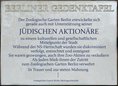 Ansicht Gedenktafel Jüdische Aktionäre - 2011