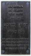 Ansicht Gedenktafel Moritz Feidt - 1998 - Steglitz