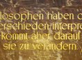 Ansicht Gedenktafel Karl Marx und Friedrich Engels - 1983