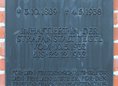 Ansicht Gedenktafel Carl von Ossietzky