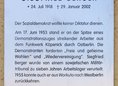 Ansicht Gedenktafel Siegfried Berger - 2004
