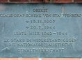 Ansicht Gedenktafel Claus Graf Schenk von Stauffenberg - 1982