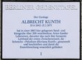 Ansicht Gedenktafel Karl Ernst Albrecht Kunth