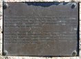 Ansicht Gedenktafel Grenzöffnung Großziethen - Buckow