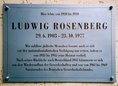 Ansicht Gedenktafel Ludwig Rosenberg - 2003