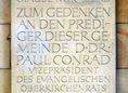 Ansicht Gedenktafel Paul Conrad