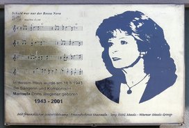 Ansicht Gedenktafel Manuela Doris Wegener - Gesundbrunnen