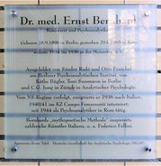 Ansicht Gedenktafel Ernst Bernhard - 2008 - Wilmersdorf