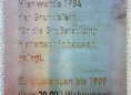 Ansicht Gedenktafel Sozialistischer Wohnungsbau