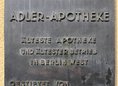 Ansicht Gedenktafel Adler-Apotheke - 1987
