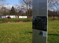 Ansicht Gedenktafel Garnisonfriedhof (Informationspfad&nbsp;&hellip;