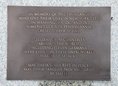 Ansicht Gedenktafel Terroropfer des 11.9.2001