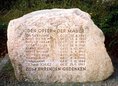 Ansicht Gedenktafel Opfer der Mauer