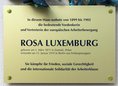 Ansicht Gedenktafel Rosa Luxemburg - 2013