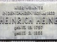 Ansicht Gedenktafel Heinrich Heine - 1956