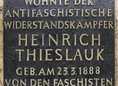 Ansicht Gedenktafel Heinrich Thieslauk - 1950