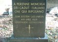 Ansicht Gedenktafel Gefallene italienische Soldaten - 1996