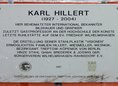 Ansicht Gedenktafel Karl Hillert - 2007