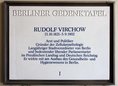 Ansicht Gedenktafel Rudolf Virchow