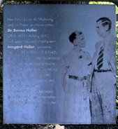 Ansicht Gedenktafel Benno und Irmgard Heller - 1994 - Neukölln