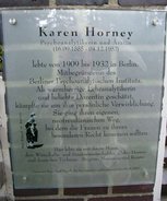 Ansicht Gedenktafel Karen Horney - 2004 - Zehlendorf