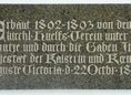 Ansicht Gedenktafel Erlöserkirche