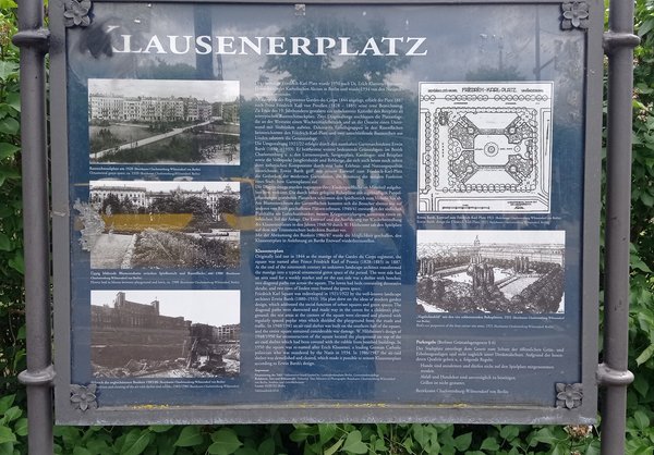 Ansicht Gedenktafel Klausenerplatz