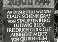 Ansicht Gedenktafel Am 20. Juli 1944 erschossene&nbsp;&hellip; - 1979