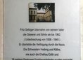 Ansicht Gedenktafel Familie Selbiger - 2004