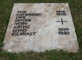 Ansicht Gedenktafel Opfer von Krieg und Gewalt