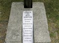 Ansicht Gedenktafel Außenlager des KZ Sachsenhausen