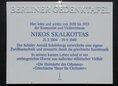 Ansicht Gedenktafel Nikos Skalkottas