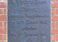 Ansicht Gedenktafel Philipp Jacob Spener