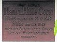 Ansicht Gedenktafel Hans und Hilde Coppi - 1954