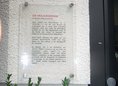 Ansicht Gedenktafel Die Mulackstraße