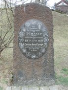 Ansicht Gedenktafel Christian Konrad Sprengel - Lichterfelde