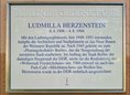 Ansicht Gedenktafel Ludmilla Herzenstein - 2026