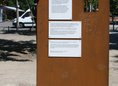 Ansicht Gedenktafel Widerstandsgruppe Rote Kapelle - 2011