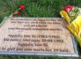 Ansicht Gedenktafel Nguyen Van Tu
