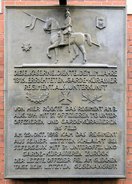 Ansicht Gedenktafel Garde-Kürassier-Kaserne - Kreuzberg