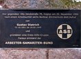 Ansicht Gedenktafel Arbeiter-Samariter-Bund